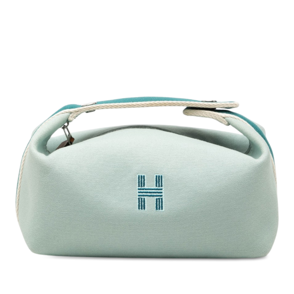 Pre-Loved Hermes Small Toile Bride A Brac Case